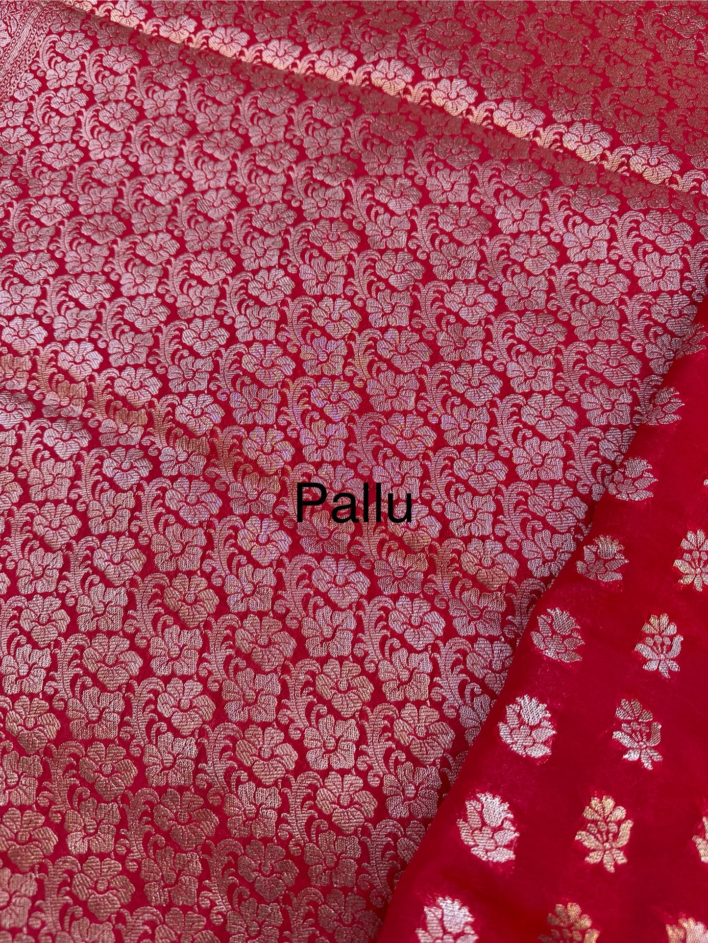 Woven Banarsi Chiffon Silk Heavy Saree