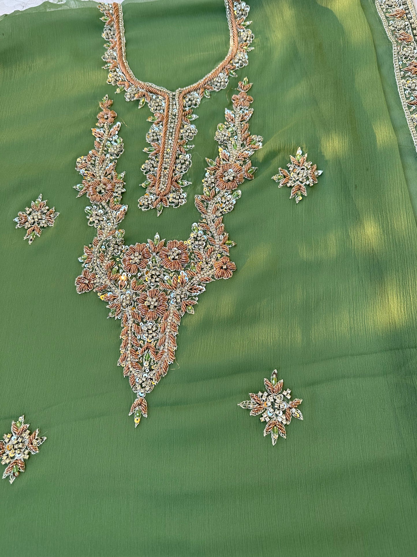 Peachy green