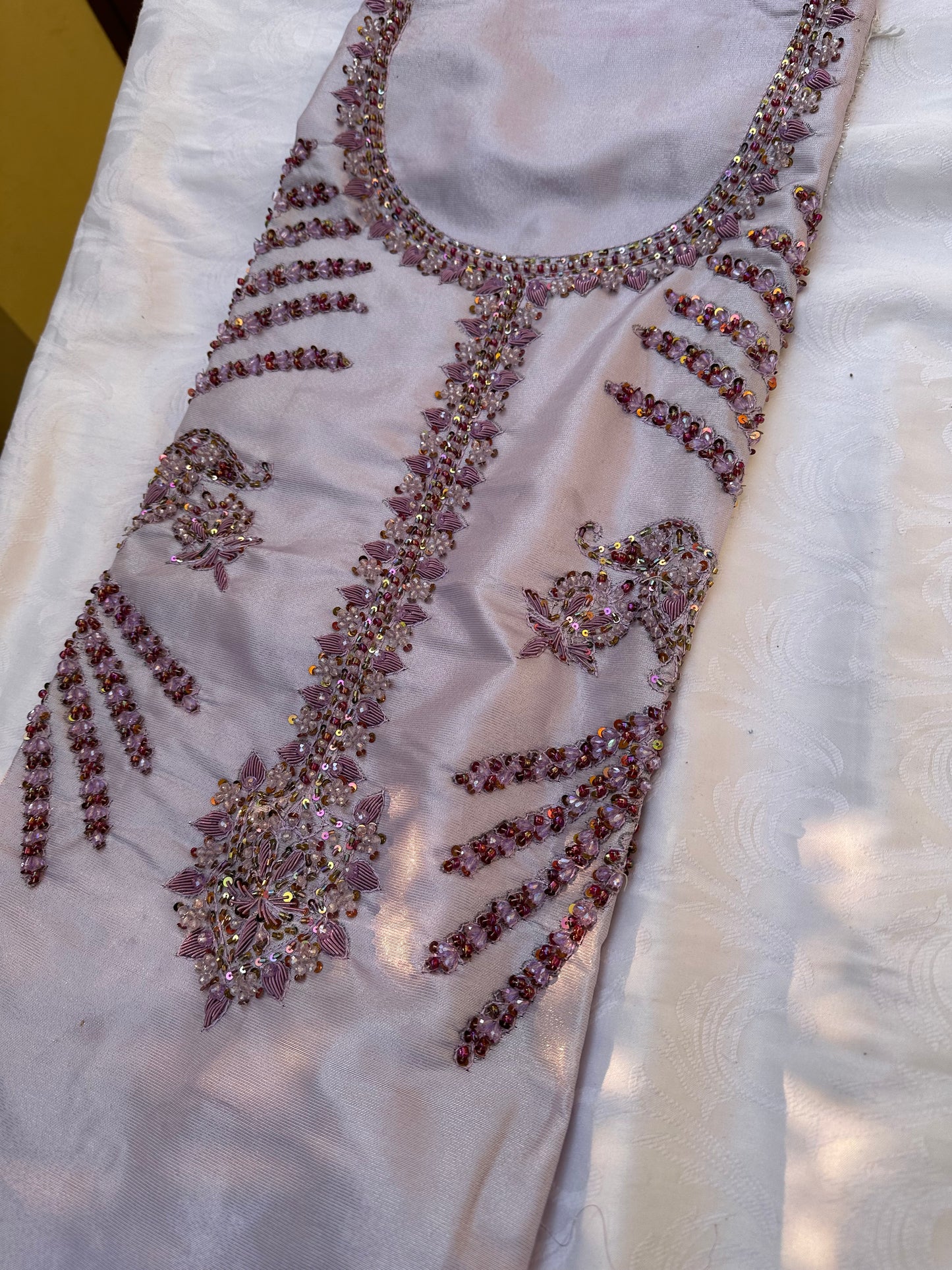 Banafshi - Heavy Shirt with crinkle chiffon dupatta