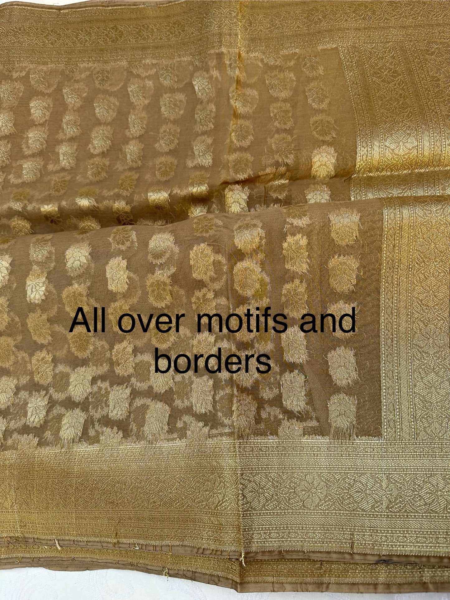 Woven Banarsi Chiffon Silk Heavy Saree