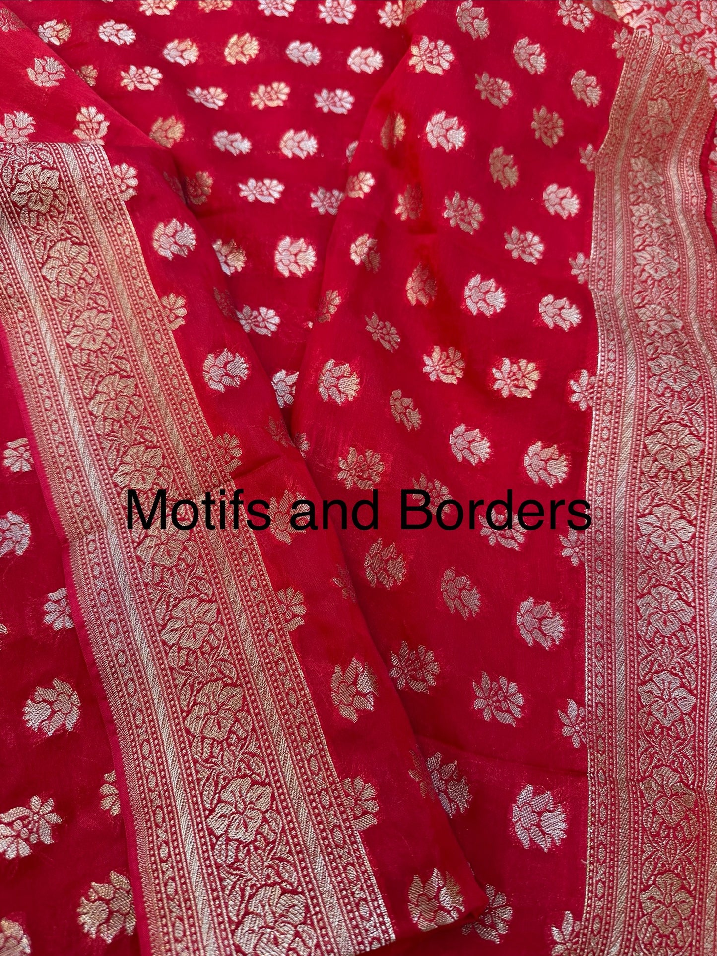 Woven Banarsi Chiffon Silk Heavy Saree