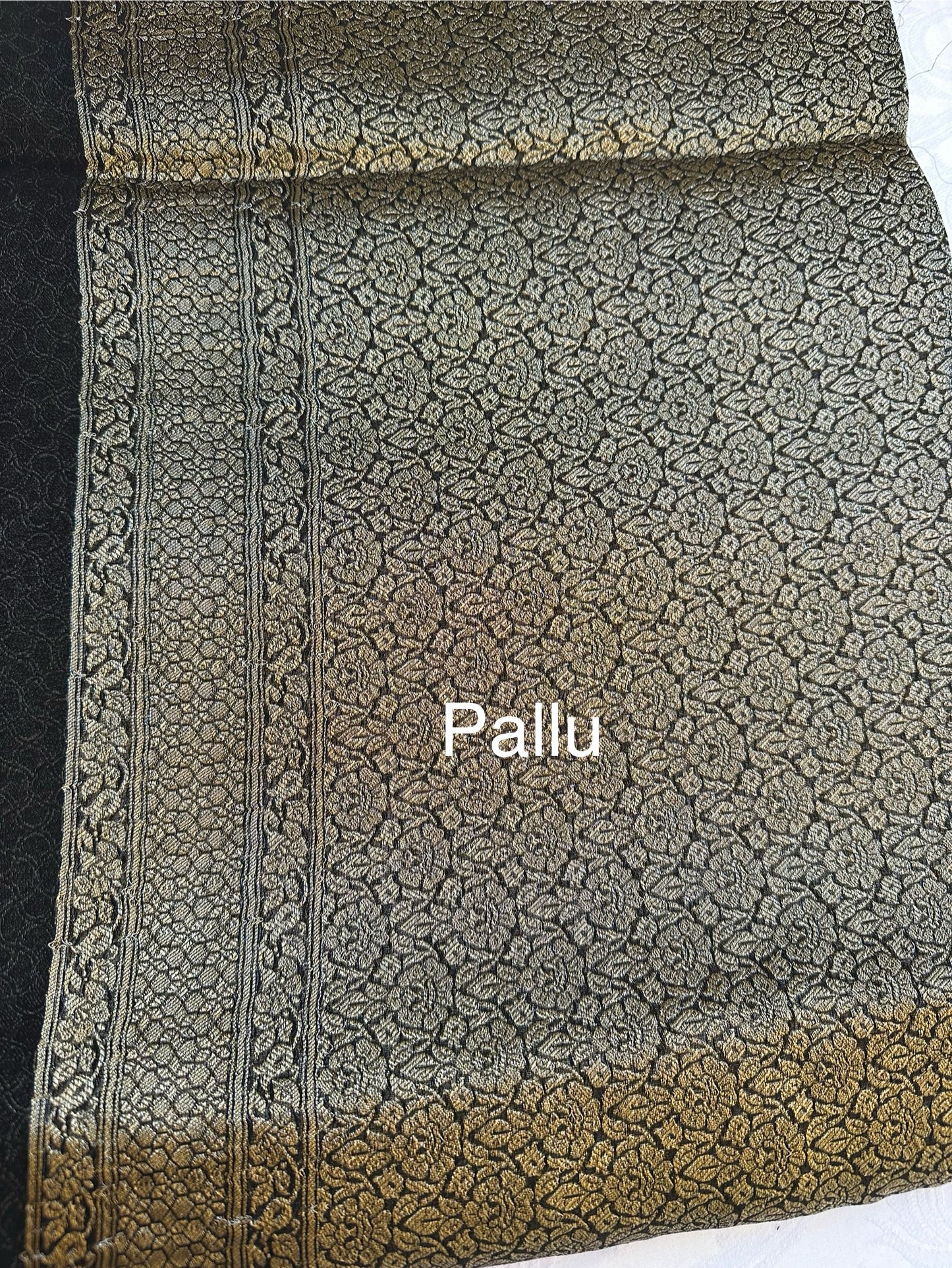 Woven Banarsi Chiffon Silk Heavy Saree
