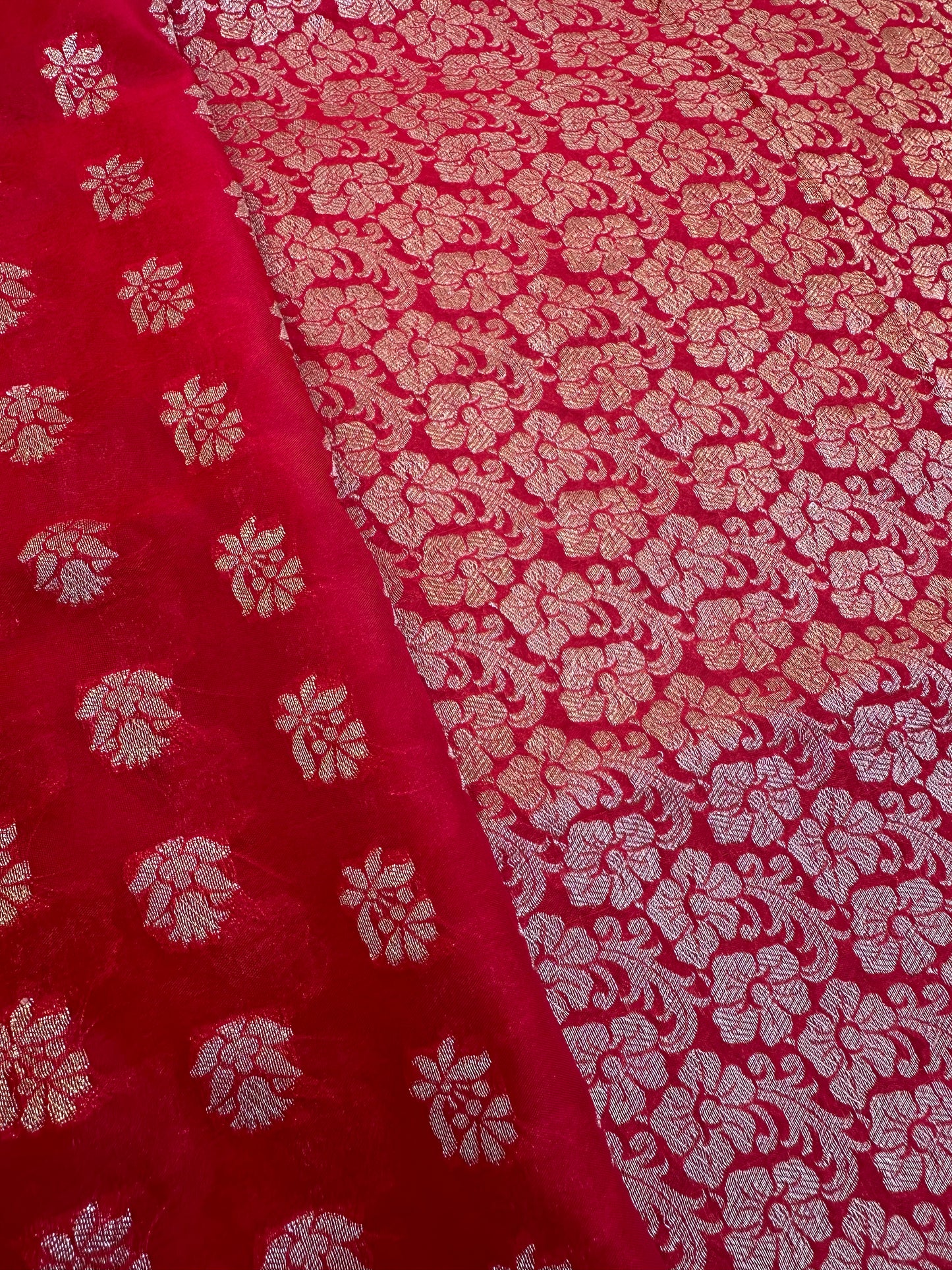 Woven Banarsi Chiffon Silk Heavy Saree