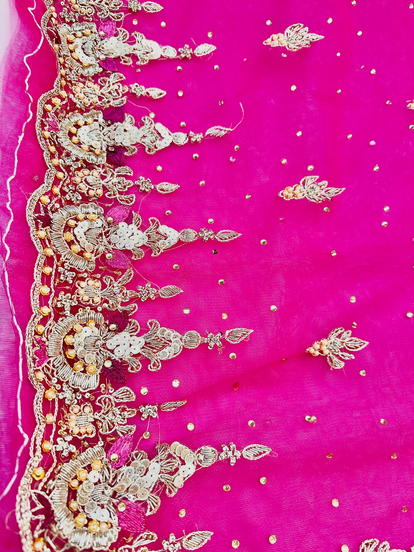 Resham and Stones Neckline Shirt