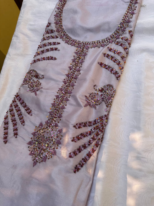 Banafshi - Heavy Shirt with crinkle chiffon dupatta